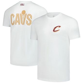 Unisex��FISLL White Cleveland Cavaliers Burst Logo T-Shirt