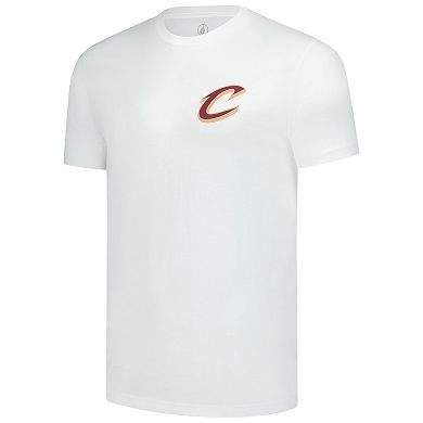 Unisex��FISLL White Cleveland Cavaliers Burst Logo T-Shirt