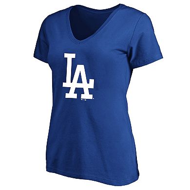 Women's Profile Mookie Betts Royal Los Angeles Dodgers Plus Size Name & Number T-Shirt