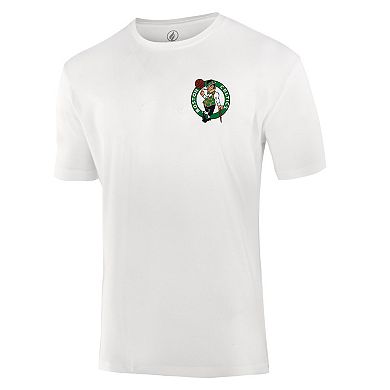 Unisex��FISLL White Boston Celtics Burst Logo T-Shirt