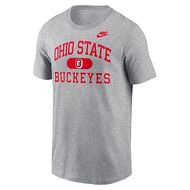 Men's Nike Heather Gray Ohio State Buckeyes Legacy Alma Mater T-Shirt
