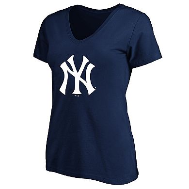 Women's�Profile Aaron Judge Navy New York Yankees Plus Size Name & Number V-Neck T-Shirt