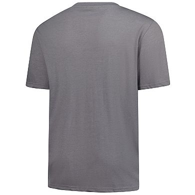 Men's Fanatics Heather Gray Cincinnati Bengals Big & Tall Top Notch T-Shirt