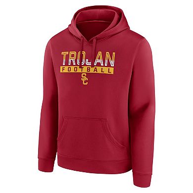 Men's Cardinal USC Trojans Pullover Hoodie