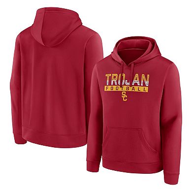 Men's Cardinal USC Trojans Pullover Hoodie