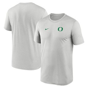 Men's Nike Gray Oregon Ducks 2025 Sideline Small Logo Legend Performance T-Shirt