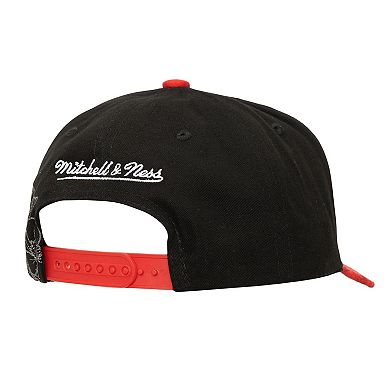 Men's Mitchell & Ness Black Chicago Blackhawks May Flowers Pro Crown Snapback Hat