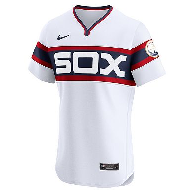 Men's Nike White Chicago White Sox Alternate Vapor Premier Elite Patch Jersey