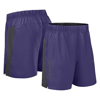 Men's Nike Purple Baltimore Ravens Woven Victory Performance Shorts