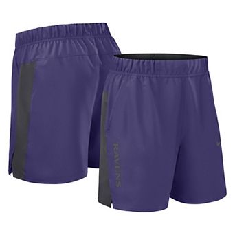 Men's Nike Purple Baltimore Ravens Woven Victory Performance Shorts