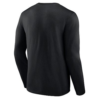 Men's Black Golden State Warriors Japanese Heritage Long Sleeve T