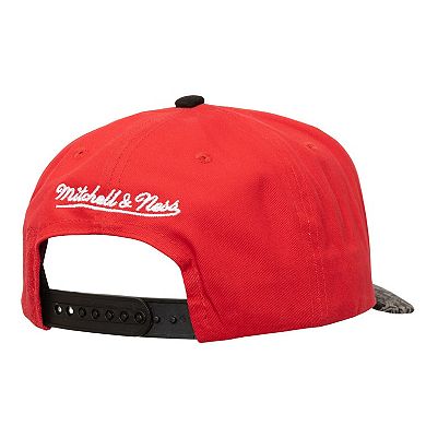 Men's Mitchell & Ness Red Detroit Red Wings May Flowers Pro Crown Snapback Hat