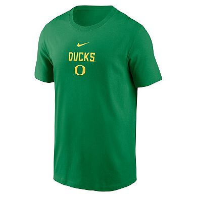 Men's Nike Green Oregon Ducks 2-Hit Stacked T-Shirt