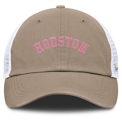 Unisex Nike Khaki/White Houston Astros Mother's Day Club Trucker Adjustable Hat