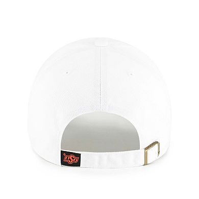Men's '47 White Oklahoma State Cowboys Clean Up Adjustable Hat