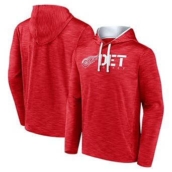 Men's Red Detroit Red Wings Head Start Pullover Hoodie
