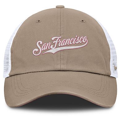 Unisex Nike Khaki/White San Francisco Giants Mother's Day Club Trucker Adjustable Hat