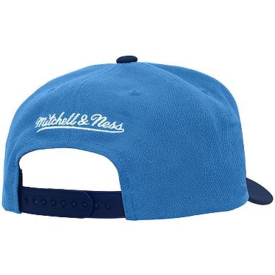 Unisex Mitchell & Ness Blue Chicago Cubs Basic Coop Pro Adjustable Hat