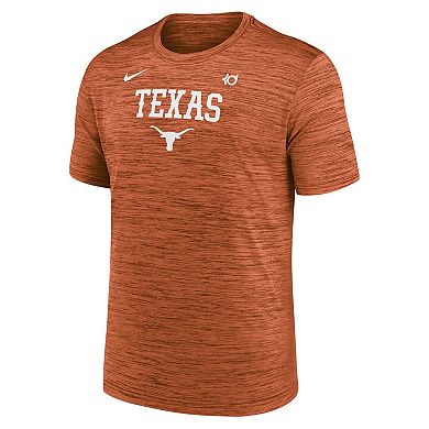 Men's Nike Texas Orange Texas Longhorns 2025 Sideline Velocity Performance T-Shirt