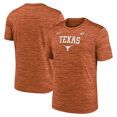 Men's Nike Texas Orange Texas Longhorns 2025 Sideline Velocity Performance T-Shirt