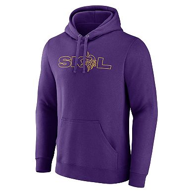 Men's Purple Minnesota Vikings SKOL Pullover Hoodie
