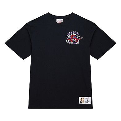 Men's Mitchell & Ness Vince Carter Black Toronto Raptors Hardwood Classics NBA Legends T-Shirt
