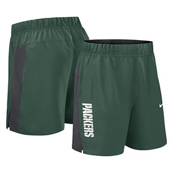 Men's Nike Green Green Bay Packers Woven Victory Performance Shorts