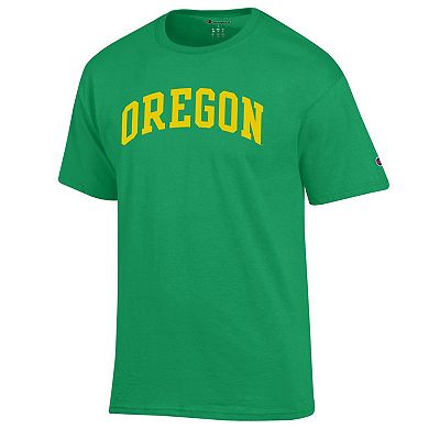 Men's Champion Green Oregon Ducks Basic Arch T-Shirt