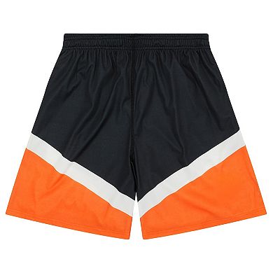 Men's FOCO Black/Orange Baltimore Orioles Colorblocked Shorts