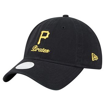 Women's�New Era Black Pittsburgh Pirates Preppy Team 9TWENTY Adjustable Hat