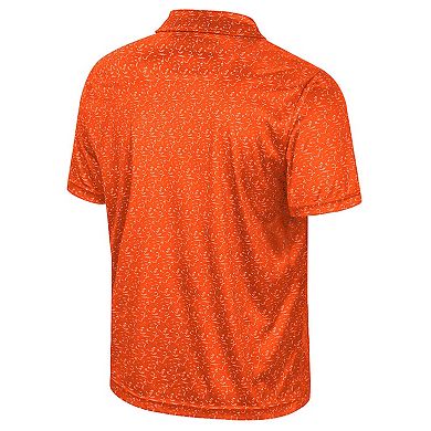 Men's Colosseum Orange Oregon State Beavers Sublimated Golf Polo
