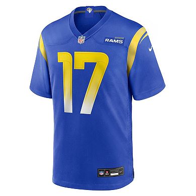 Men's Nike Davante Adams Royal Los Angeles Rams Game Player Jersey
