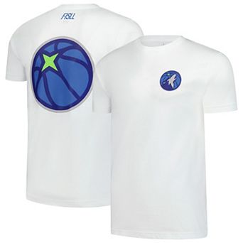 Unisex��FISLL White Minnesota Timberwolves Burst Logo T-Shirt