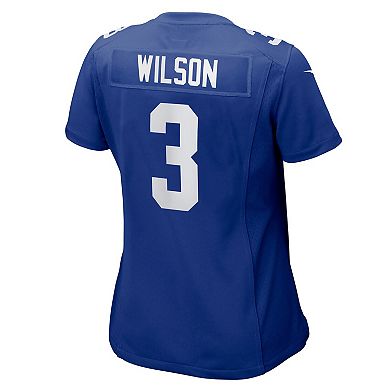 Women's Nike Russell Wilson Royal New York Giants Game Jersey
