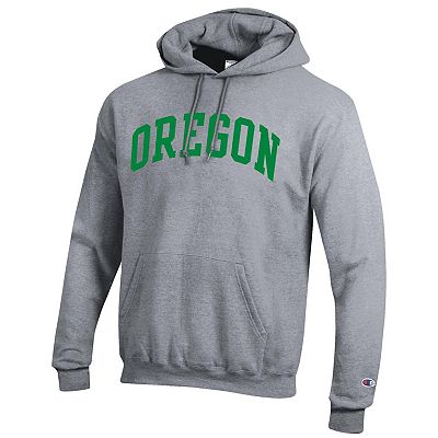 Men's Champion Heather Gray Oregon Ducks Basic Arch Fleece