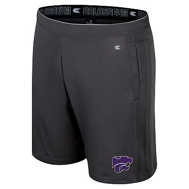 Men's Colosseum Charcoal Kansas State Wildcats Forget Shorts