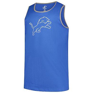 Men's Fanatics Blue Detroit Lions Unmatched Success Tank Top