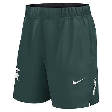 Men's Nike Green Michigan State Spartans Primetime Woven Victory Performance Shorts
