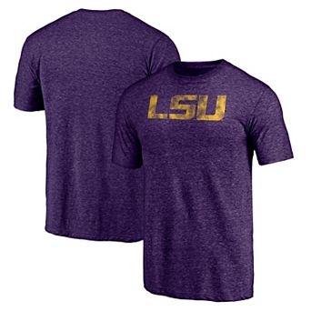 Men's Purple LSU Tigers Classic Primary Tri-Blend T-Shirt