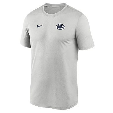 Men's Nike Gray Penn State Nittany Lions 2025 Sideline Small Logo Legend Dri-FIT T-Shirt