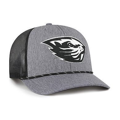 Men's�'47 Gray Oregon State Beavers Carbon Rope Adjustable Hat