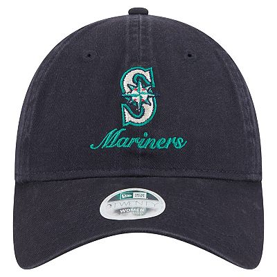 Women's New Era Navy Seattle Mariners Preppy Team 9TWENTY