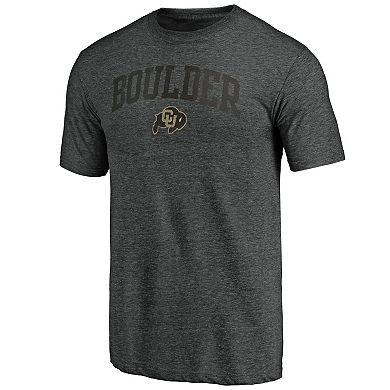 Men's Charcoal Colorado Buffaloes Arched City Tri-Blend T-Shirt