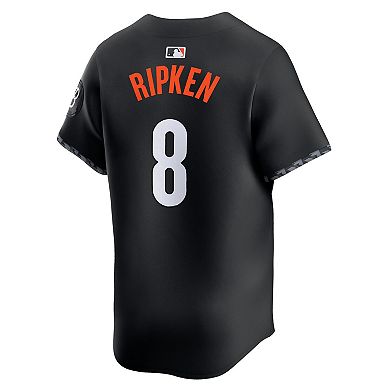 Men's Nike Cal Ripken Jr. Black Baltimore Orioles City Connect Limited Jersey