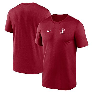 Men's Nike Cardinal Stanford Cardinal 2025 Sideline Small Logo Legend Performance T-Shirt