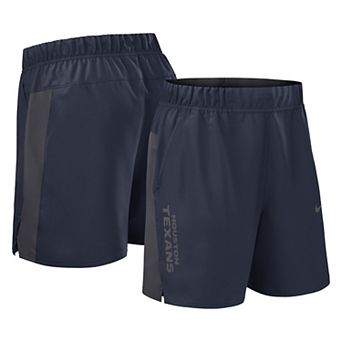 Men's Nike Navy Houston Texans Woven Victory Performance Shorts