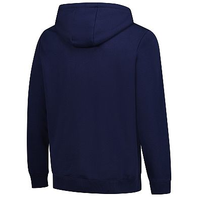 Men's�Levelwear Navy Milwaukee Brewers Podium Fleece Pullover Hoodie