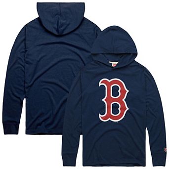 Men's Homage Navy Boston Red Sox Lightweight Raglan Tri-Blend Pullover Hoodie