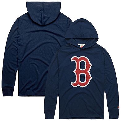 Men's Homage Navy Boston Red Sox Lightweight Raglan Tri-Blend Pullover Hoodie