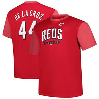 Men's�Profile Elly De La Cruz Red Cincinnati Reds Big & Tall Name & Number T-Shirt